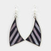 Striped Sail Earrings-Earrings-Siesta Crafts
