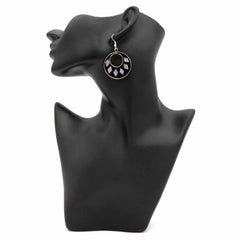 Hilaria Black Earrings-Earrings-Siesta Crafts