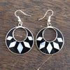 Hilaria Black Earrings-Earrings-Siesta Crafts