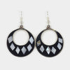 Hilaria Black Earrings-Earrings-Siesta Crafts