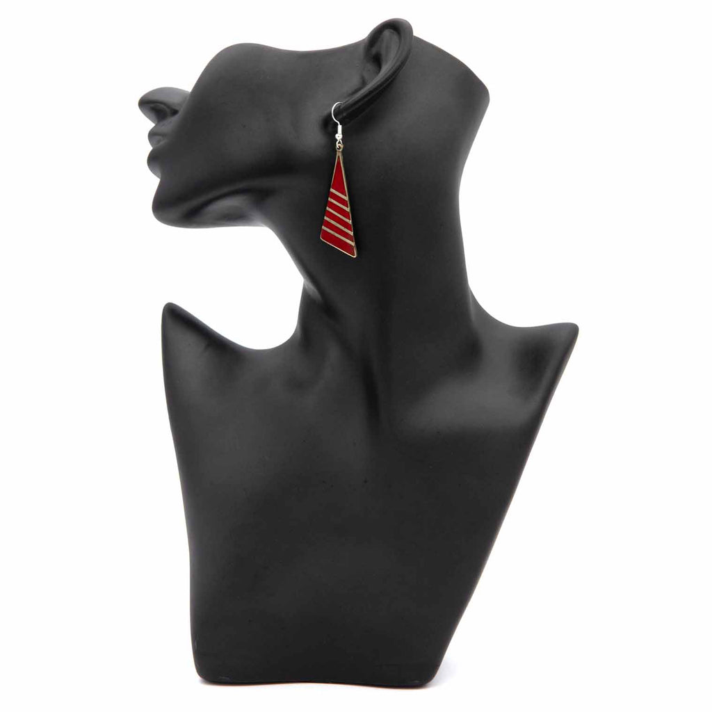 Brunila Triangulo Earrings-Earrings-Siesta Crafts