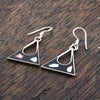 Anita Black Shell Earrings-Earrings-Siesta Crafts