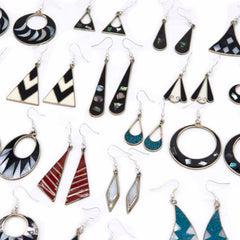 Mixed Mexican Earrings x 20-Earrings-Siesta Crafts