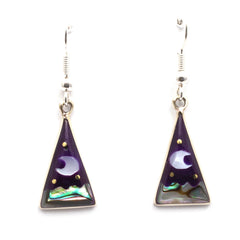 Stellar Triangle Earrings-Earrings-Siesta Crafts
