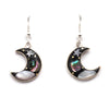 Stellar Crescent Moon Earrings-Earrings-Siesta Crafts
