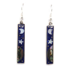 Stellar Rectangle Earrings-Earrings-Siesta Crafts
