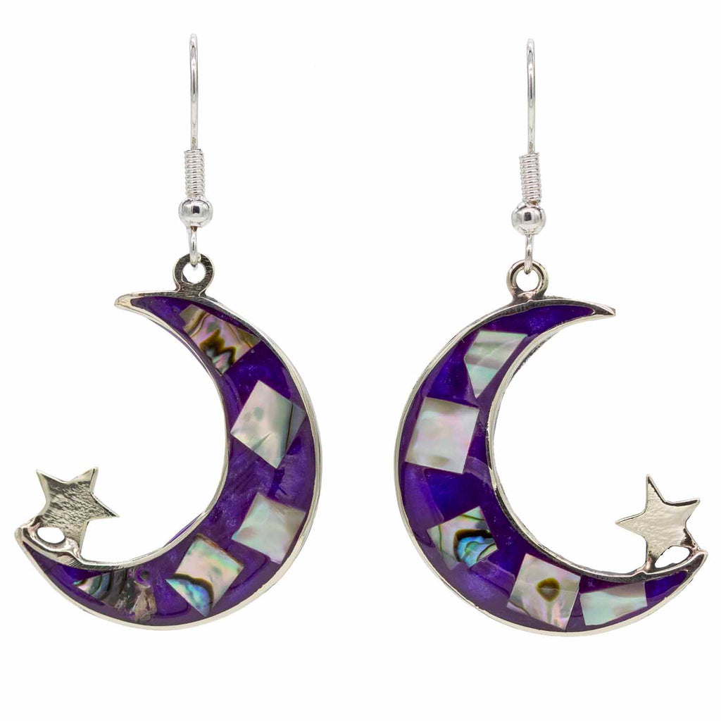 Tinto Lunar Especial Earrings-Earrings-Siesta Crafts