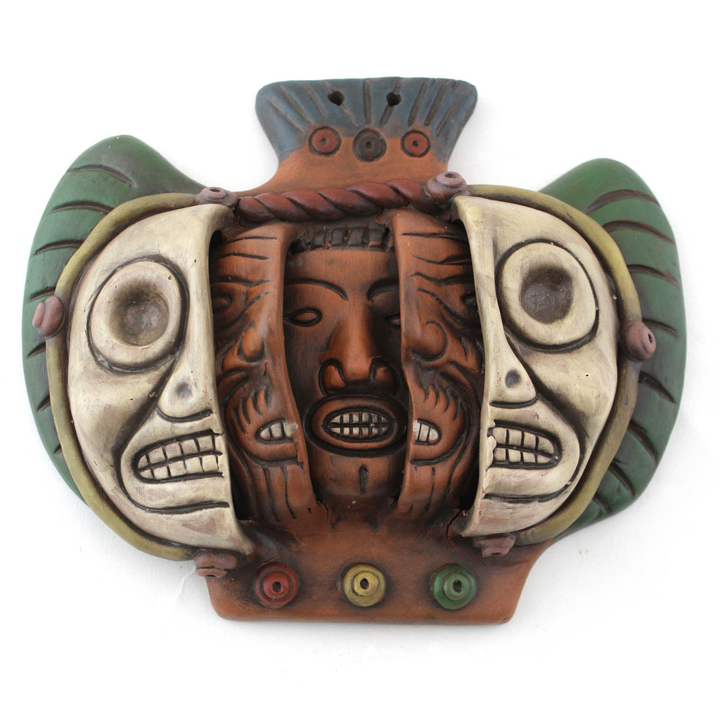 Large Triple Death Mask-Central & South American-Siesta Crafts