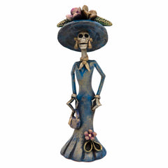Small Catrina Ceramic-Ornaments & Figurines-Siesta Crafts
