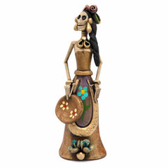 Small Catrina Ceramic-Ornaments & Figurines-Siesta Crafts