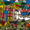 Mexican Scene Bark Painting-Home Décor-Siesta Crafts