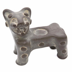 Jaguar Clay Figure-Ornaments & Figurines-Siesta Crafts