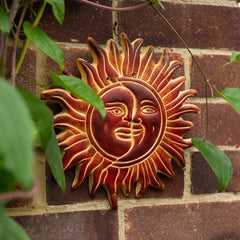 Sun and Moon Ceramic Plaque-Home Décor-Siesta Crafts