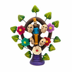 Skeleton Tree Arbol de Catrinas-Ornaments & Figurines-Siesta Crafts
