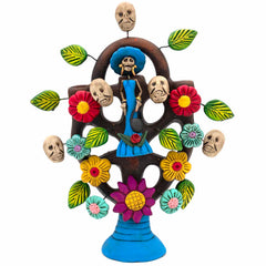 Skeleton Tree Arbol de Catrinas - Large-Ornaments & Figurines-Siesta Crafts
