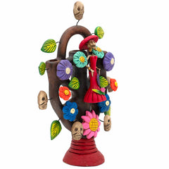 Skeleton Tree Arbol de Catrinas - Large-Ornaments & Figurines-Siesta Crafts
