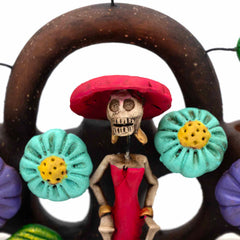 Skeleton Tree Arbol de Catrinas - Large-Ornaments & Figurines-Siesta Crafts