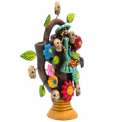 Skeleton Tree Arbol de Catrinas - Large-Ornaments & Figurines-Siesta Crafts