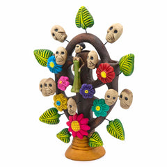 Skeleton Tree Arbol de Catrinas - Large-Ornaments & Figurines-Siesta Crafts
