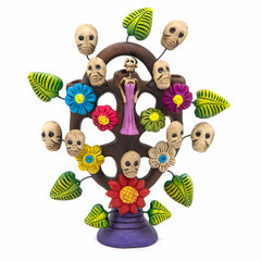 Skeleton Tree Arbol de Catrinas - Large-Ornaments & Figurines-Siesta Crafts