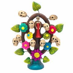 Skeleton Tree Arbol de Catrinas - Large-Ornaments & Figurines-Siesta Crafts