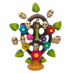 Skeleton Tree Arbol de Catrinas - Large-Ornaments & Figurines-Siesta Crafts