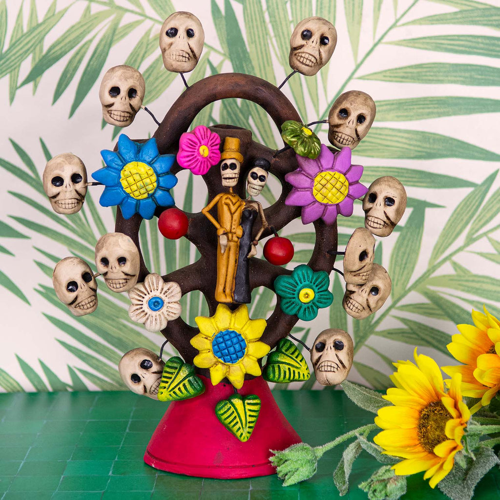Skeleton Tree Arbol de Catrinas - Extra Large-Ornaments & Figurines-Siesta Crafts
