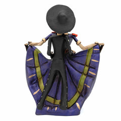 Mexican Skeleton Dancing Couple-Ornaments & Figurines-Siesta Crafts