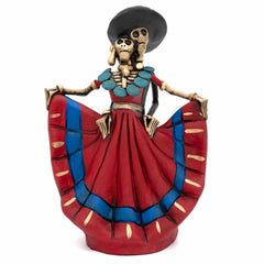 Mexican Skeleton Dancing Couple-Ornaments & Figurines-Siesta Crafts
