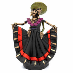 Mexican Skeleton Dancing Couple-Ornaments & Figurines-Siesta Crafts
