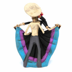 Mexican Skeleton Dancing Couple-Ornaments & Figurines-Siesta Crafts