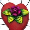 Heart with Flowers and Doves-Home Décor-Siesta Crafts