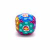 Mexican Painted Skull Mini with Two Holes-Ornaments & Figurines-Siesta Crafts