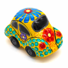 Mexican Painted Bochito Car-Ornaments & Figurines-Siesta Crafts