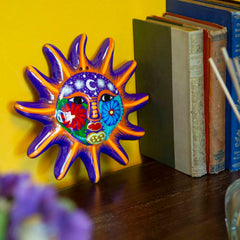 Mexican Painted Sun Small-Home Décor-Siesta Crafts