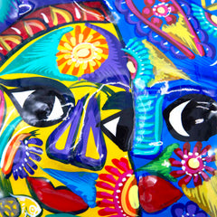 Mexican Painted Moon and Sun Large-Home Décor-Siesta Crafts