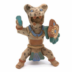 Aztec Jaguar Warrior Statue-Central & South American-Siesta Crafts