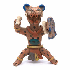 Aztec Jaguar Warrior Statue-Central & South American-Siesta Crafts