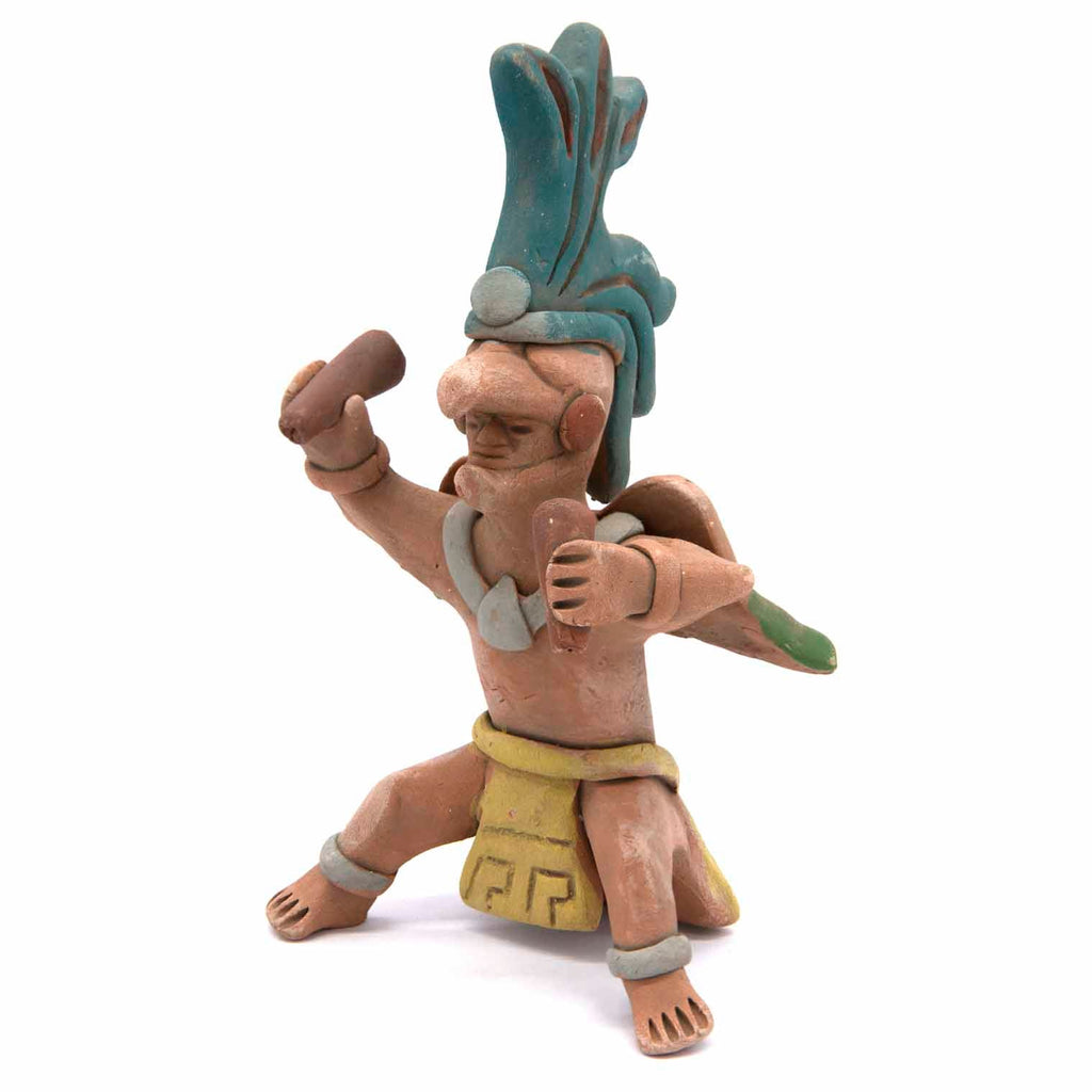 Aztec Eagle Warrior Statue-Central & South American-Siesta Crafts