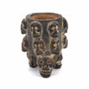 Tzompantli Skull Pot-Central & South American-Siesta Crafts