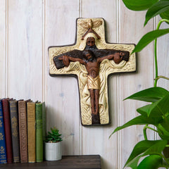Lifted Saviour Cross - Medium-Christianity-Siesta Crafts