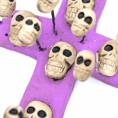 Day of The Dead Skull Crosses - 15cm-Christianity-Siesta Crafts