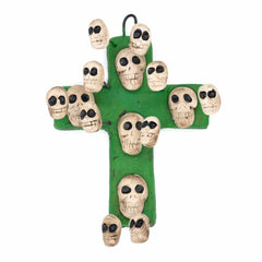 Day of The Dead Skull Crosses - 15cm-Christianity-Siesta Crafts