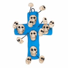 Day of The Dead Skull Crosses - 15cm-Christianity-Siesta Crafts