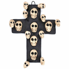 Day of The Dead Skull Crosses - 25cm-Christianity-Siesta Crafts