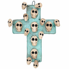 Day of The Dead Skull Crosses - 25cm-Christianity-Siesta Crafts