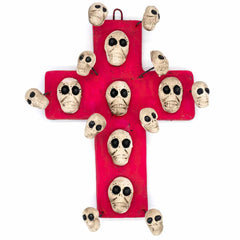 Day of The Dead Skull Crosses - 25cm-Christianity-Siesta Crafts