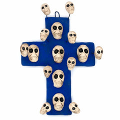 Day of The Dead Skull Crosses - 25cm-Christianity-Siesta Crafts