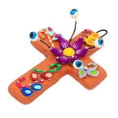 Ojos de Dios Ceramic Crosses 15cm-Christianity-Siesta Crafts