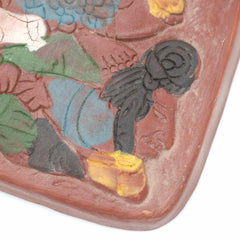 Mayan Ceramic Plaque - 20cm-Central & South American-Siesta Crafts